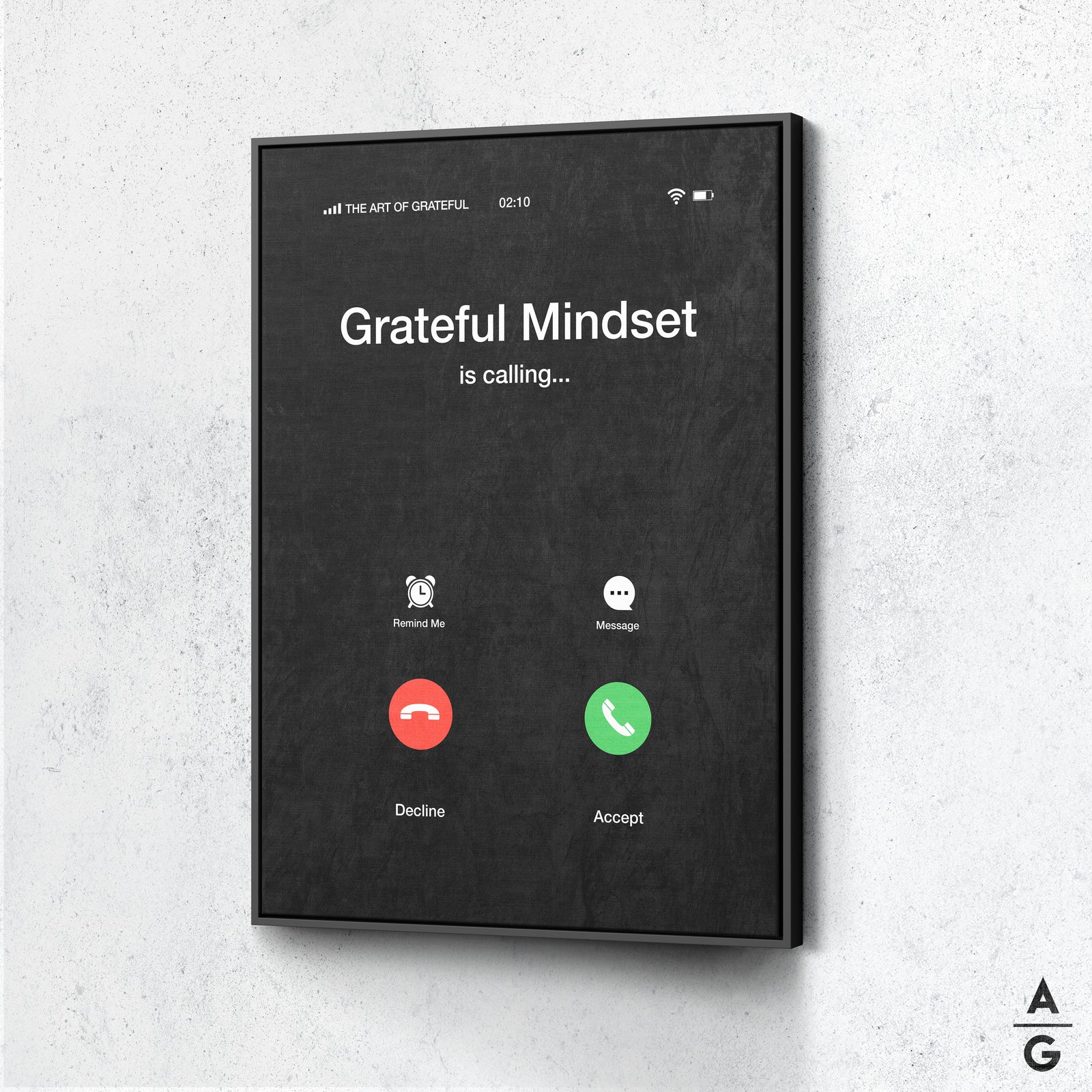 Grateful mindset is calling - The Art Of Grateful