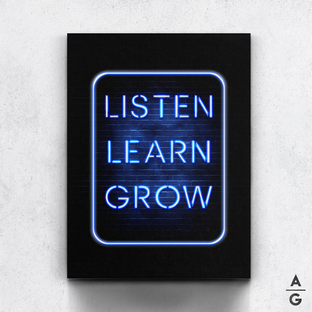 Listen, learn, grow - The Art Of Grateful