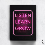 Load image into Gallery viewer, Listen, Learn, Grow (Queen) - The Art Of Grateful
