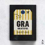 Load image into Gallery viewer, Gratitude Luggage Tag - The Art Of Grateful
