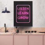 Load image into Gallery viewer, Listen, Learn, Grow (Queen) - The Art Of Grateful
