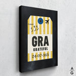 Load image into Gallery viewer, Gratitude Luggage Tag - The Art Of Grateful
