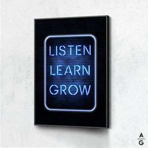 Listen, learn, grow - The Art Of Grateful